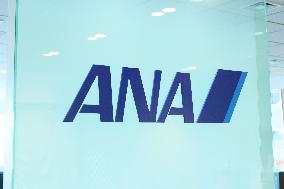 ANA Holdings signage and logo